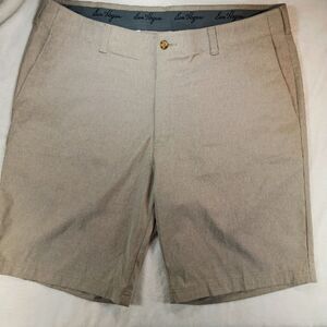 Ben Hogan 4- Way Stretch  Men's 38 Golf/ Performance Shorts. Tan. 4 Pockets.